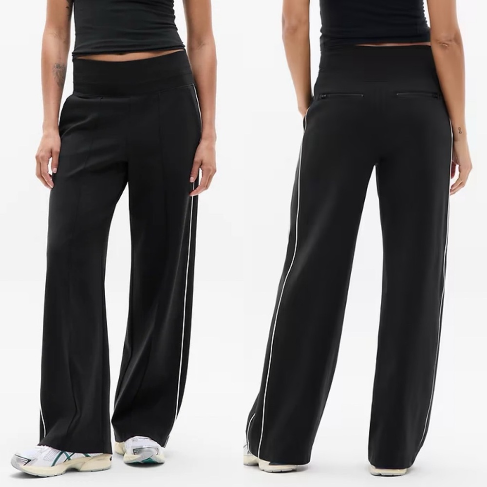 Athleta Black Wide Leg Pants